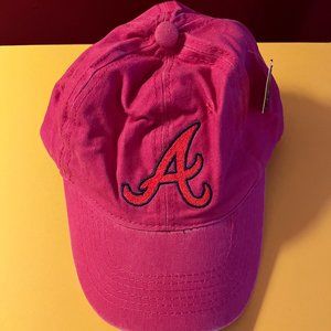 NWT Women's Atlanta Braves Logo Magenta Pink Hat